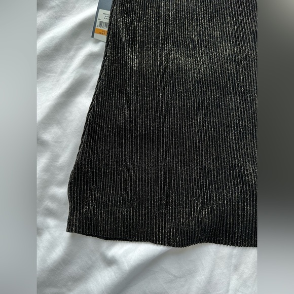 NEW Rachel Rachel Roy Black Gold Metallic Pleated Halter Neck Top - Picture 6 of 6